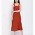 Rust Stop Through Pinafore Women Dress