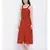 Rust Stop Through Pinafore Women Dress