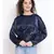 Navy Glasgow Shimmer Women Top