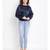 Navy Glasgow Shimmer Women Top