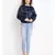 Navy Glasgow Shimmer Women Top