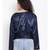 Navy Glasgow Shimmer Women Top