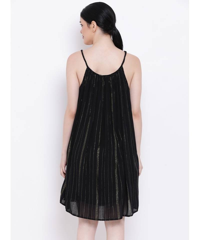 Courtney Vinaya Lurex Regular Nightwear Dress