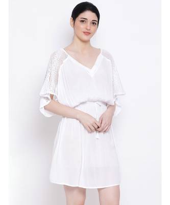 Brenda Pearl Crochet Stylized Nightwear Kaftan 4