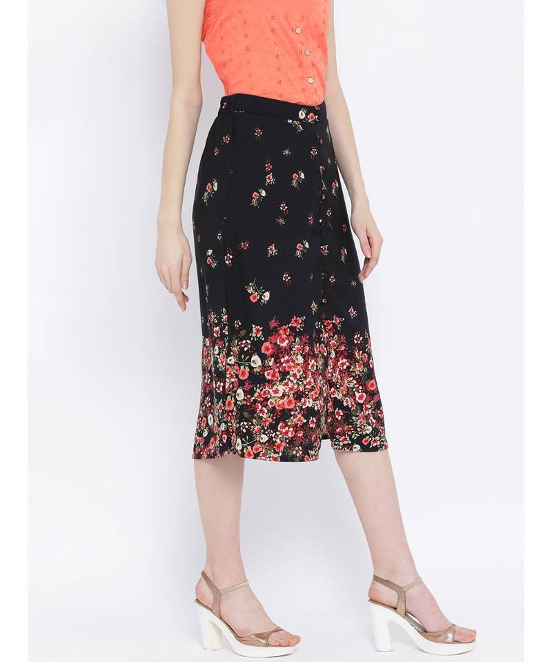 Flowery Decade Silvia Midi Women Skirt
