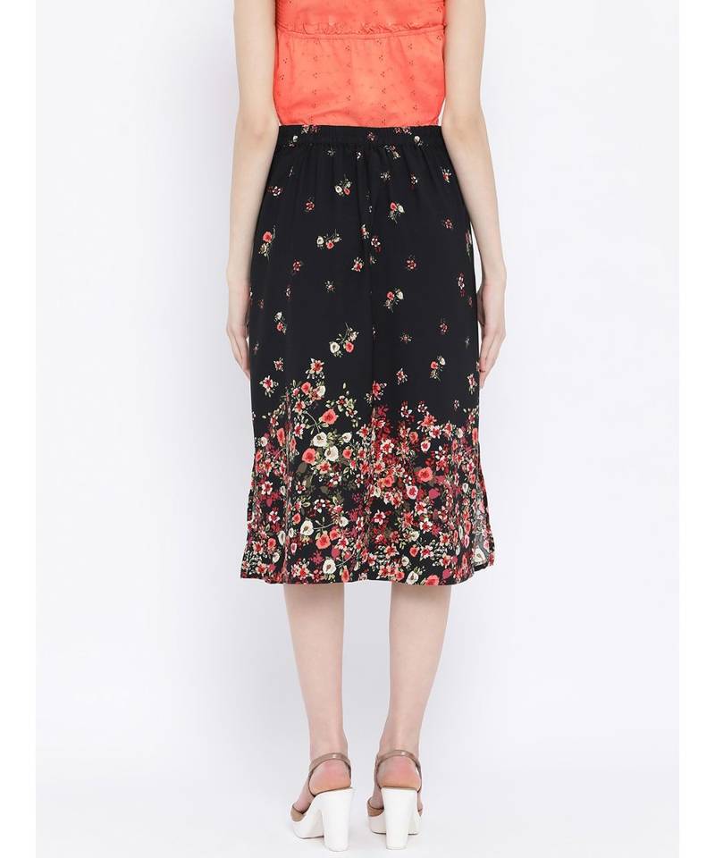 Flowery Decade Silvia Midi Women Skirt