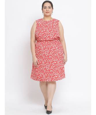 Floral Lady Plus Size Women Dress 1