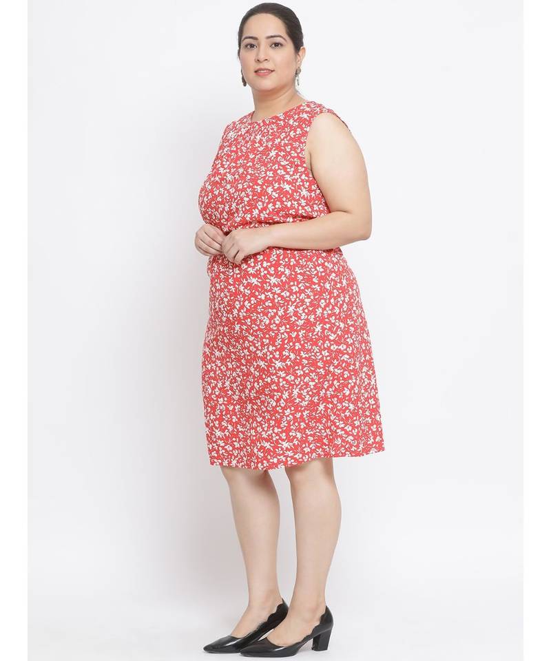 Floral Lady Plus Size Women Dress