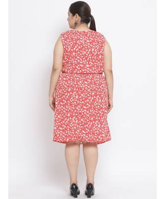 Floral Lady Plus Size Women Dress 4