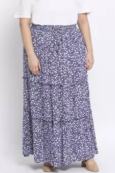 Daffodil Turner Maxi Plus Size Skirt