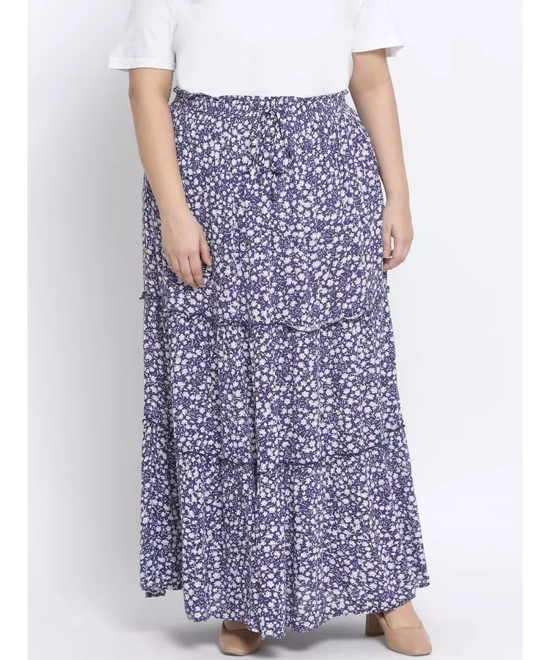 Daffodil Turner Maxi Plus Size Skirt