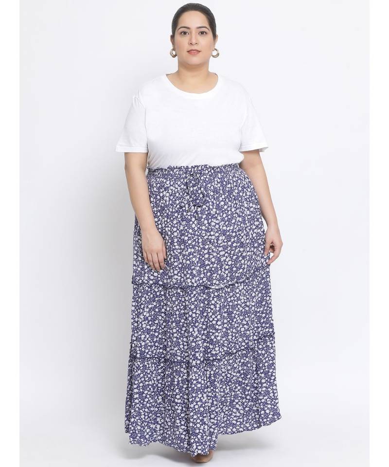 Daffodil Turner Maxi Plus Size Skirt