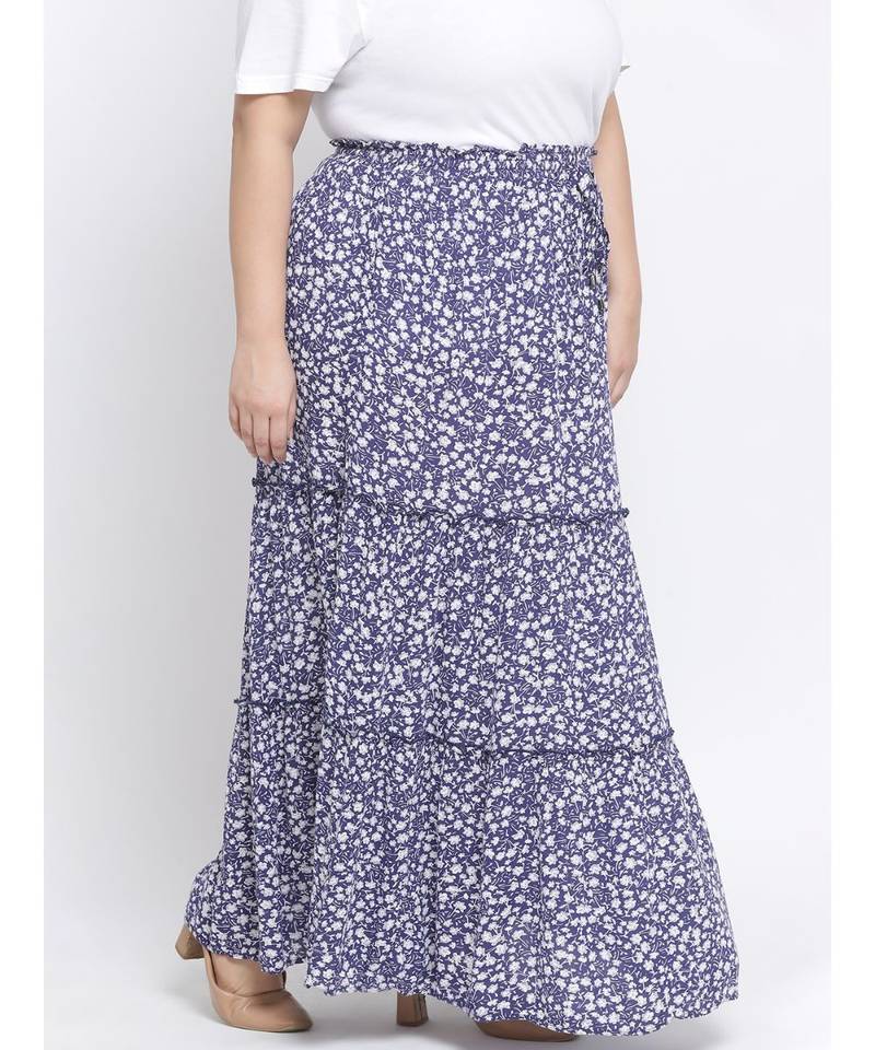 Daffodil Turner Maxi Plus Size Skirt