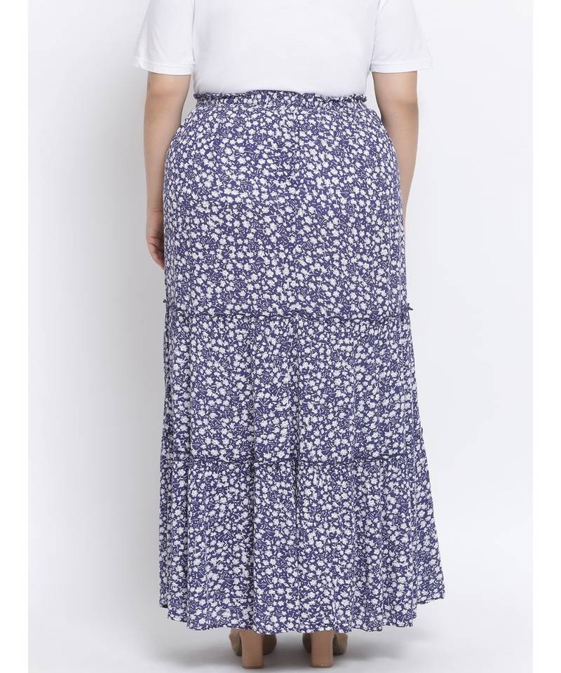 Daffodil Turner Maxi Plus Size Skirt