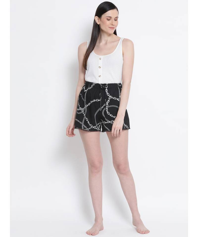 Chains N Roses Nightwear Women Shorts