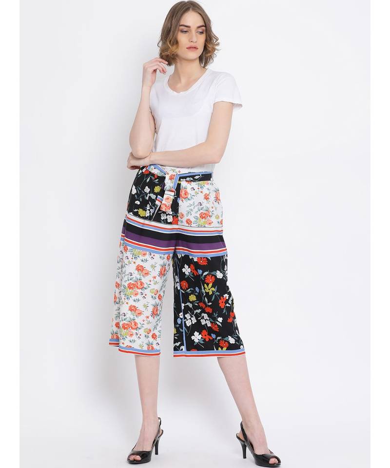 Floral Forest Mix Tie Knot Culotte