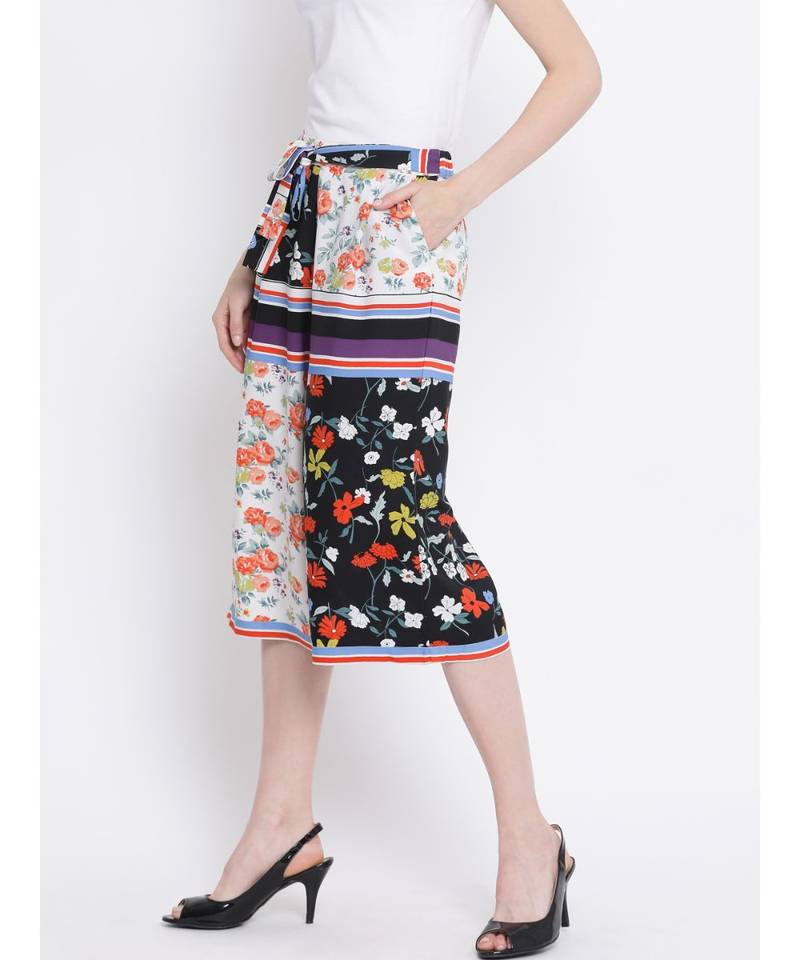 Floral Forest Mix Tie Knot Culotte