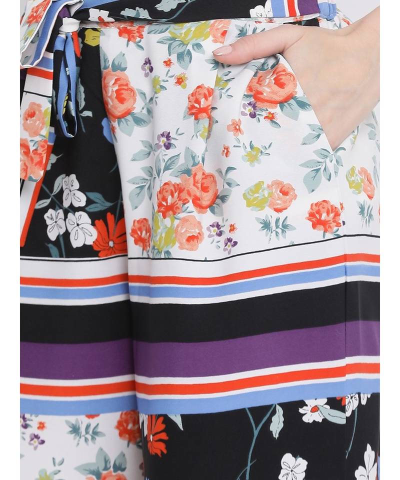 Floral Forest Mix Tie Knot Culotte