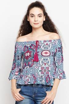 Drawn Windy Chantelle Off The Shoulder Top