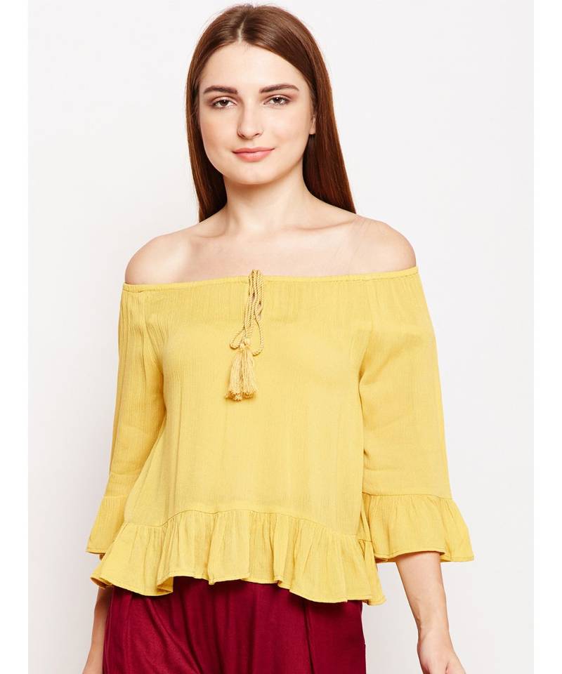 Rebecca Glam Stylised Solid Top