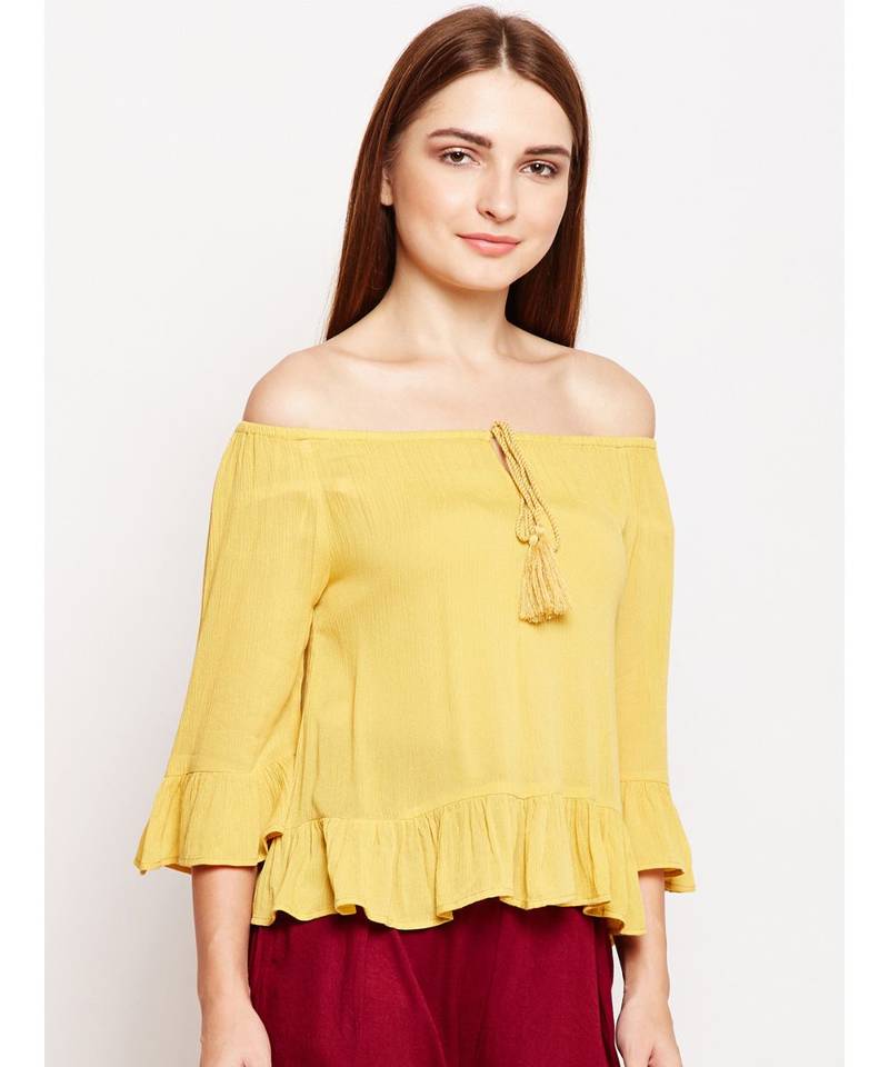 Rebecca Glam Stylised Solid Top