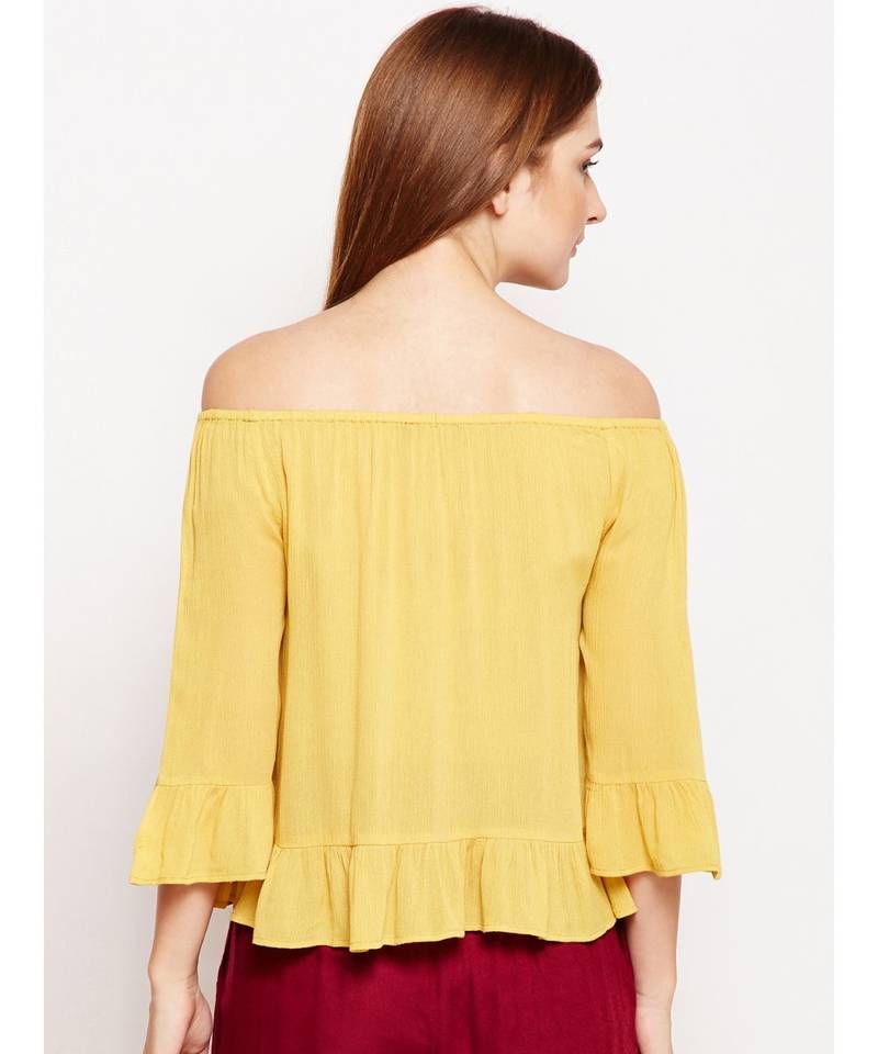 Rebecca Glam Stylised Solid Top