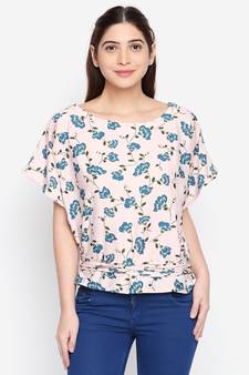 Floral Tie waist Top