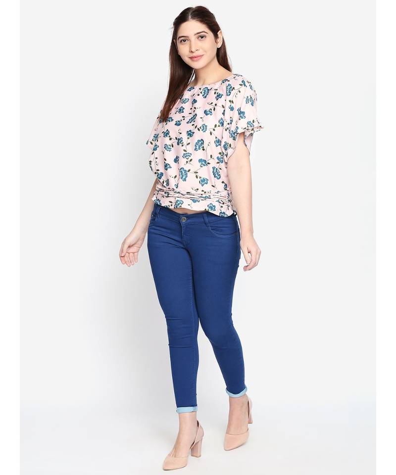 Floral Tie waist Top