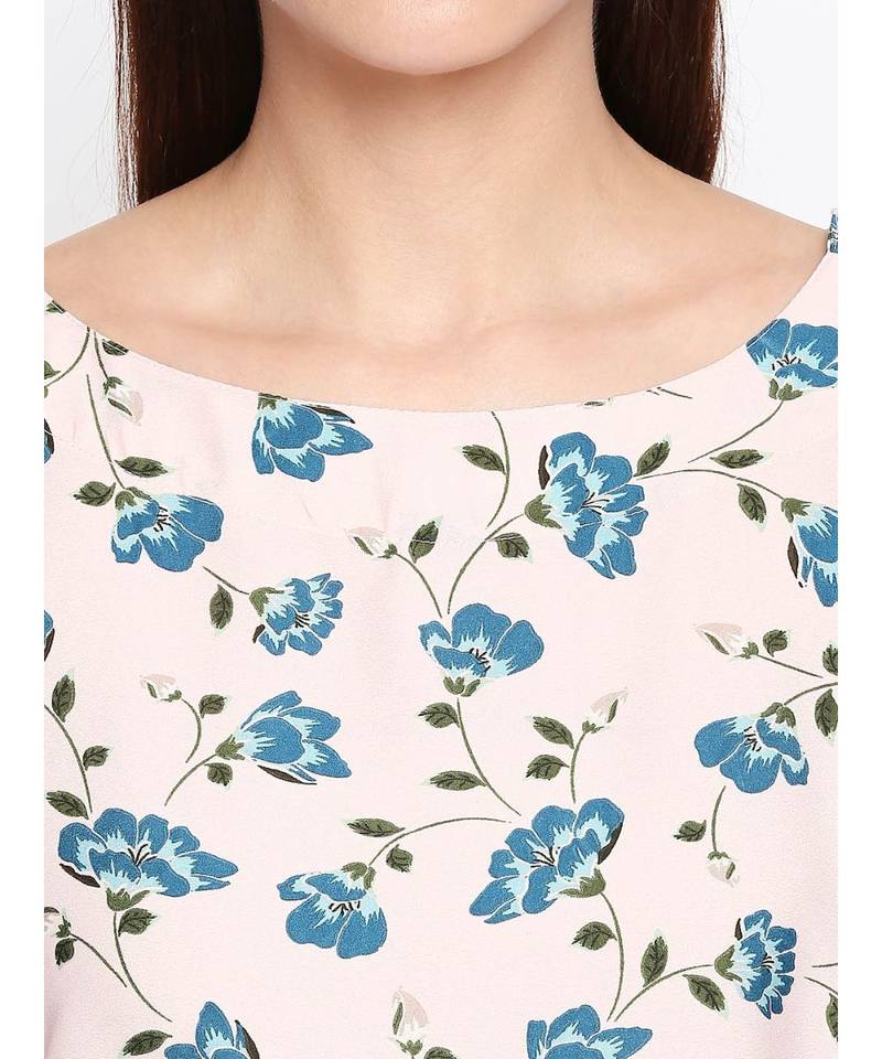 Floral Tie waist Top