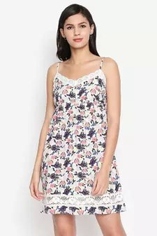 Floral MegaDiva Glam Strap Dress