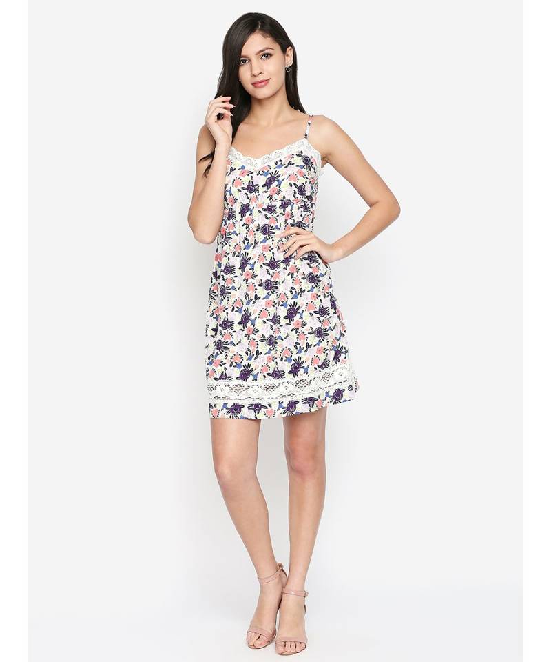 Floral MegaDiva Glam Strap Dress