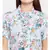 Flowery Tiffany Style Shirt Dress