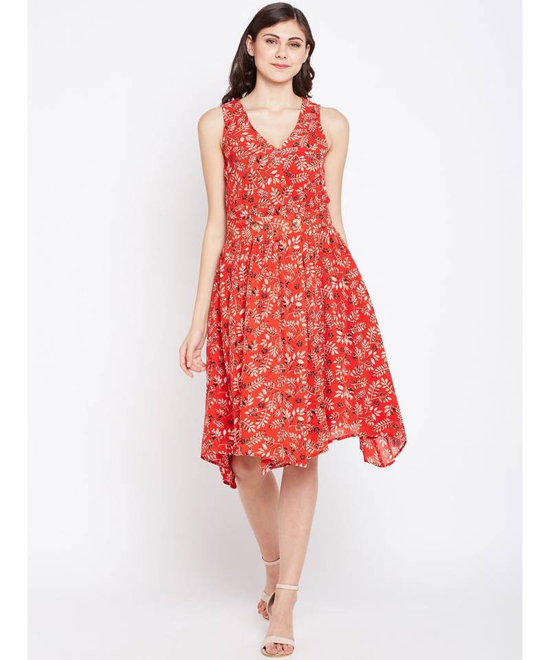 Floral Elma Style Bound Glam Dress