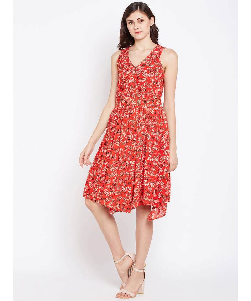 Floral Elma Style Bound Glam Dress