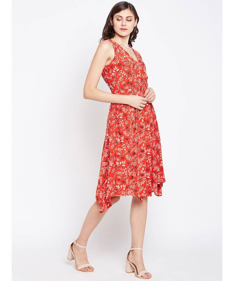 Floral Elma Style Bound Glam Dress
