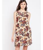 Floral Montage Sleeveless Glam Dress