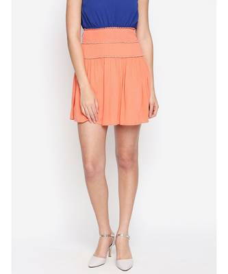 Orange Mezerra Corset Styled Skirt 1