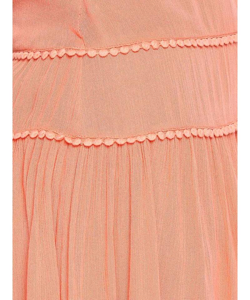 Orange Mezerra Corset Styled Skirt