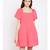Bella Lenny Button Detail Pink Dress