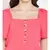 Bella Lenny Button Detail Pink Dress