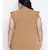 Camel Seventies Embro Plus Size Top