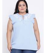 Sky Shamira Embro Plus Size Top