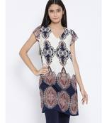 Modern Scarf Graphic Tunic