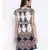 Modern Scarf Graphic Tunic