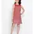 Abstract Sunset Sheer Dress