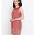 Abstract Sunset Sheer Dress
