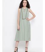 Grey Lambarda Opulent A Line Dress