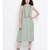 Grey Lambarda Opulent A Line Dress