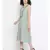 Grey Lambarda Opulent A Line Dress