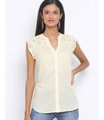 Sunset Haze Schiffli Women Top